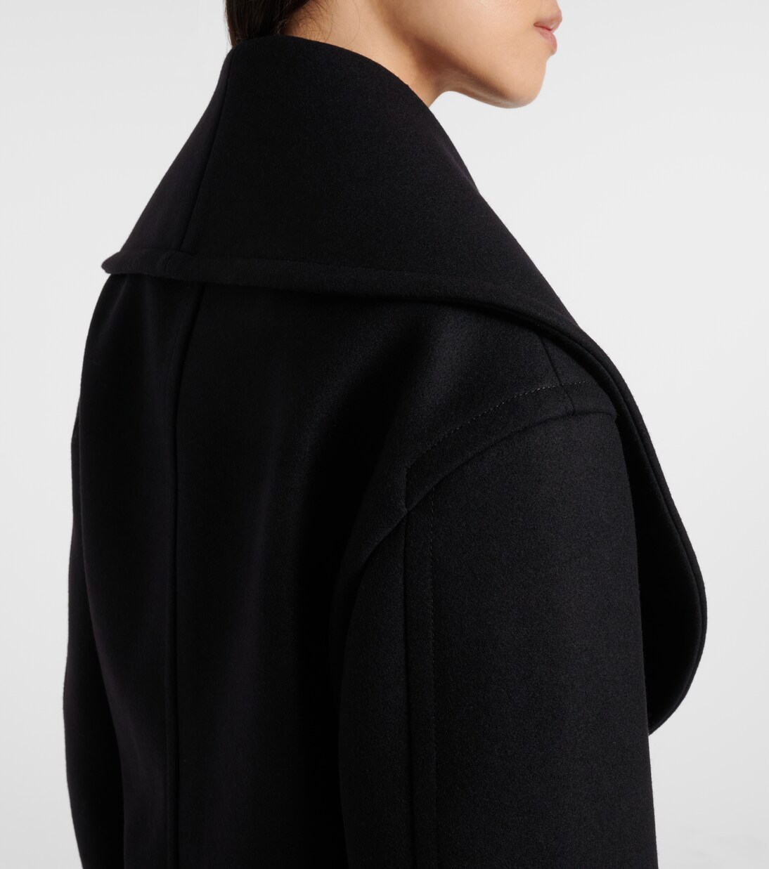 Double-breasted wool coat | Bottega Veneta