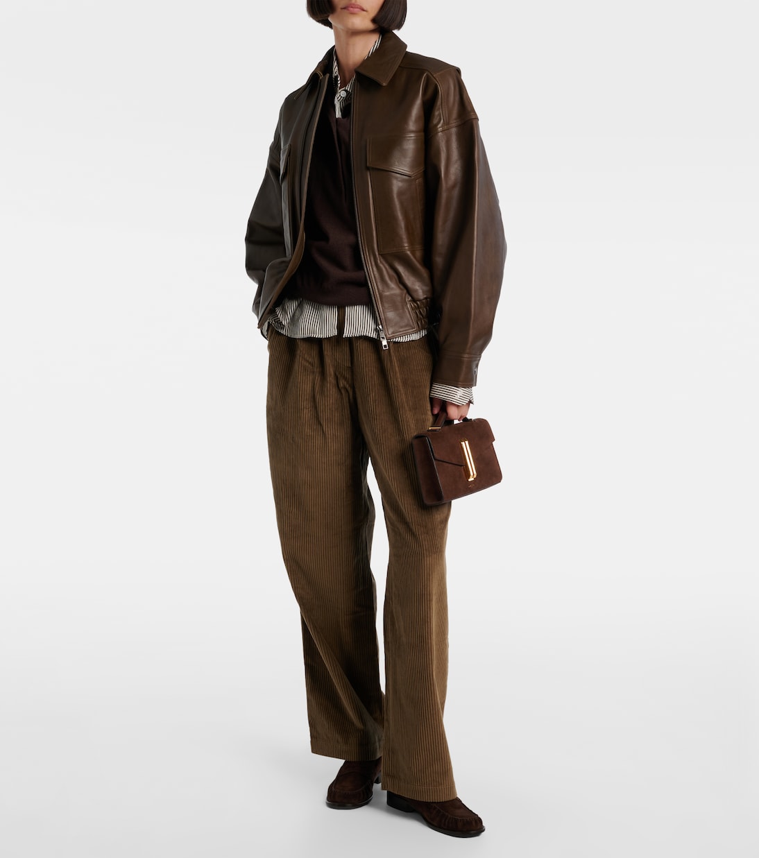 Pantaloni regular Norstrand in velluto a coste | The Frankie Shop