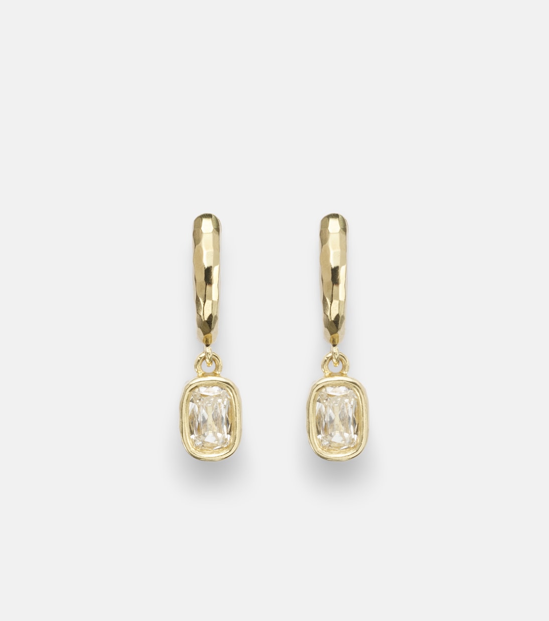 Boucles d'oreilles Hidden Gem en or 18 ct et diamants | Octavia Elizabeth