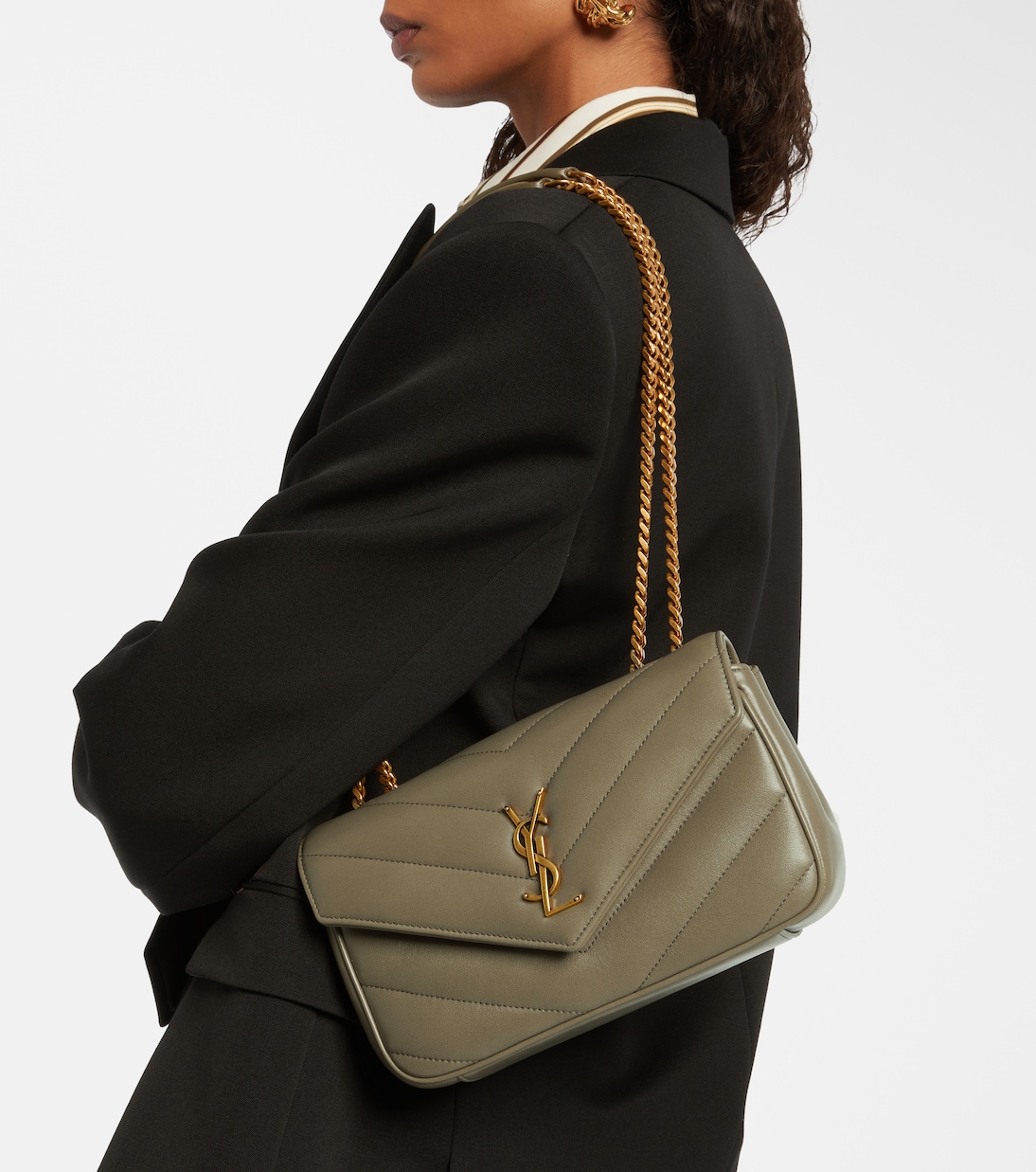 Borsa a spalla Lou Lou Small in pelle | Saint Laurent