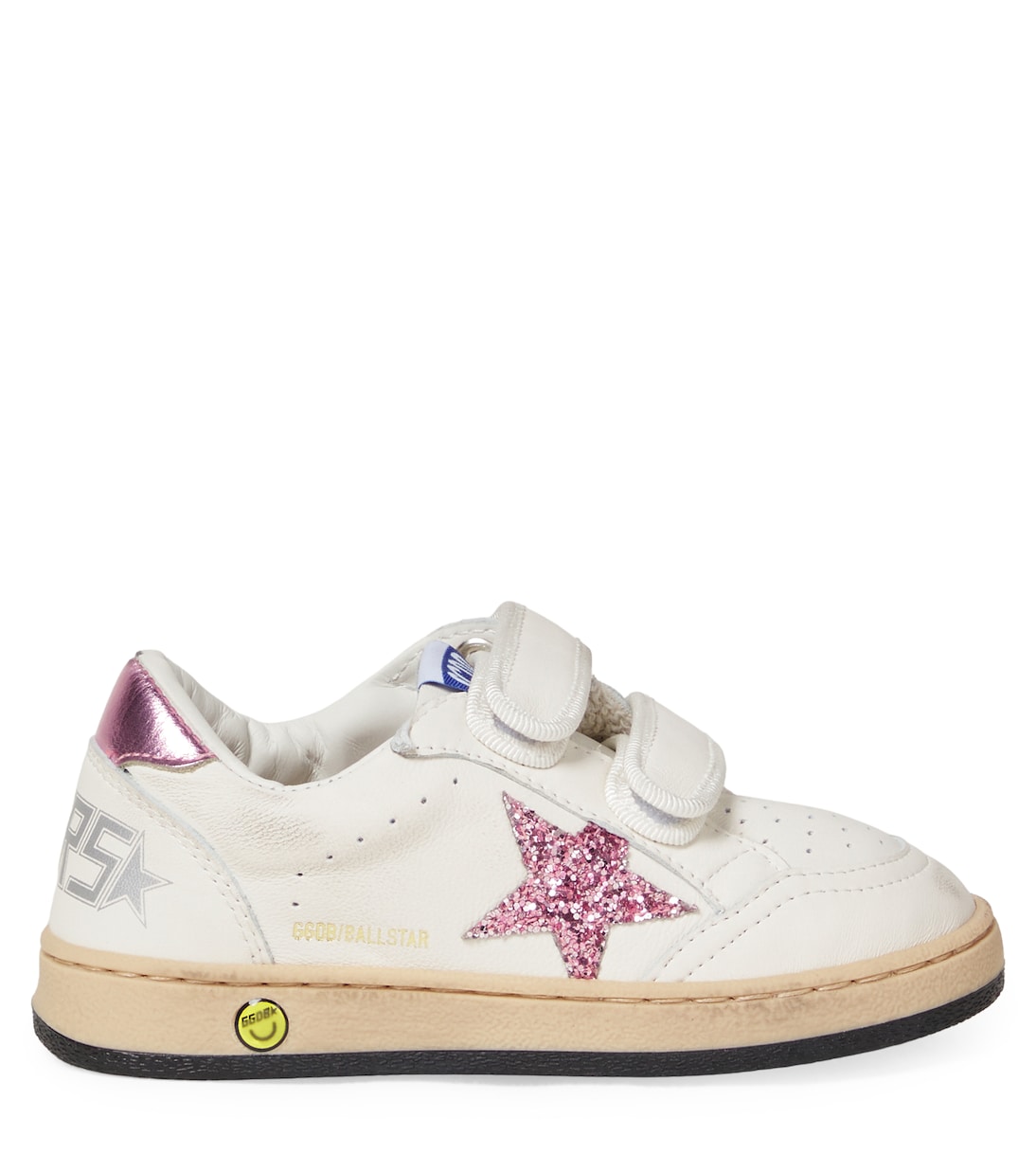 Ball Star glitter leather sneakers | Golden Goose Kids