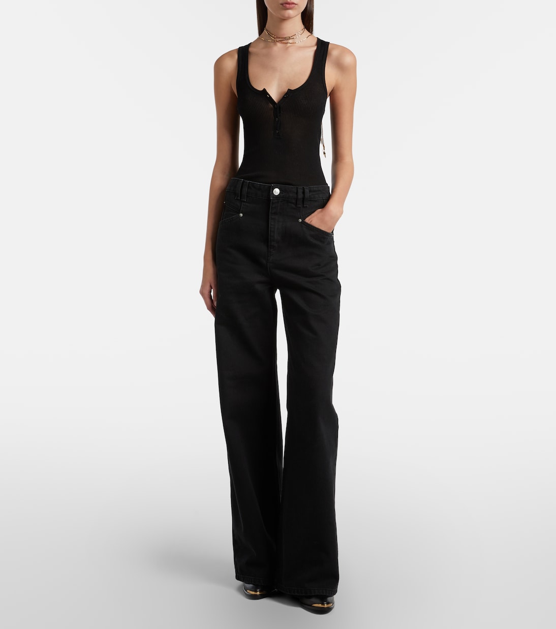 Lemony wide-leg jeans | Isabel Marant