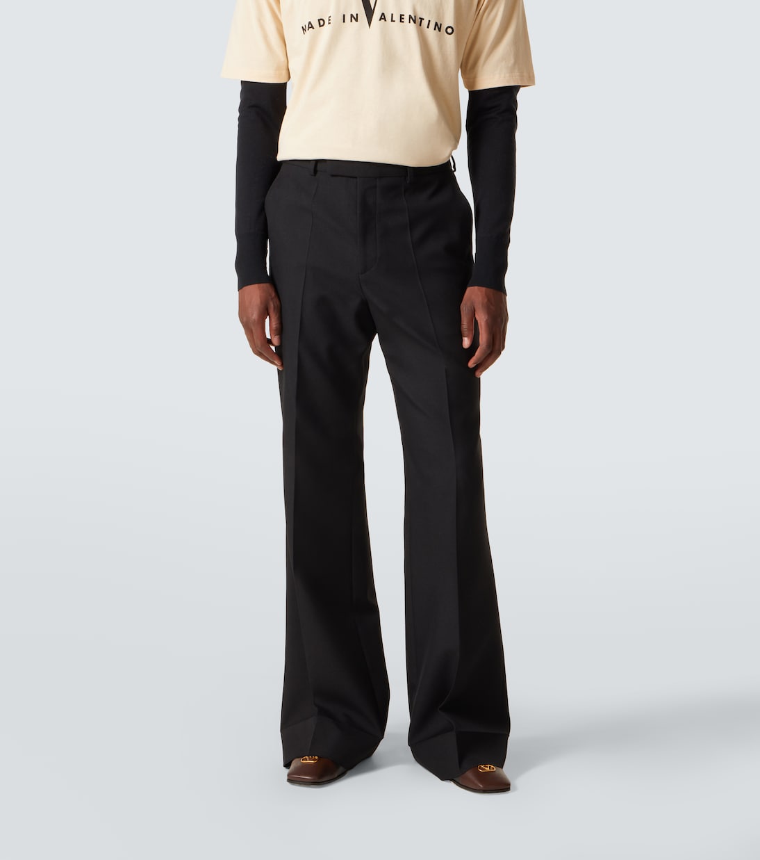 High-rise flared pants | Valentino