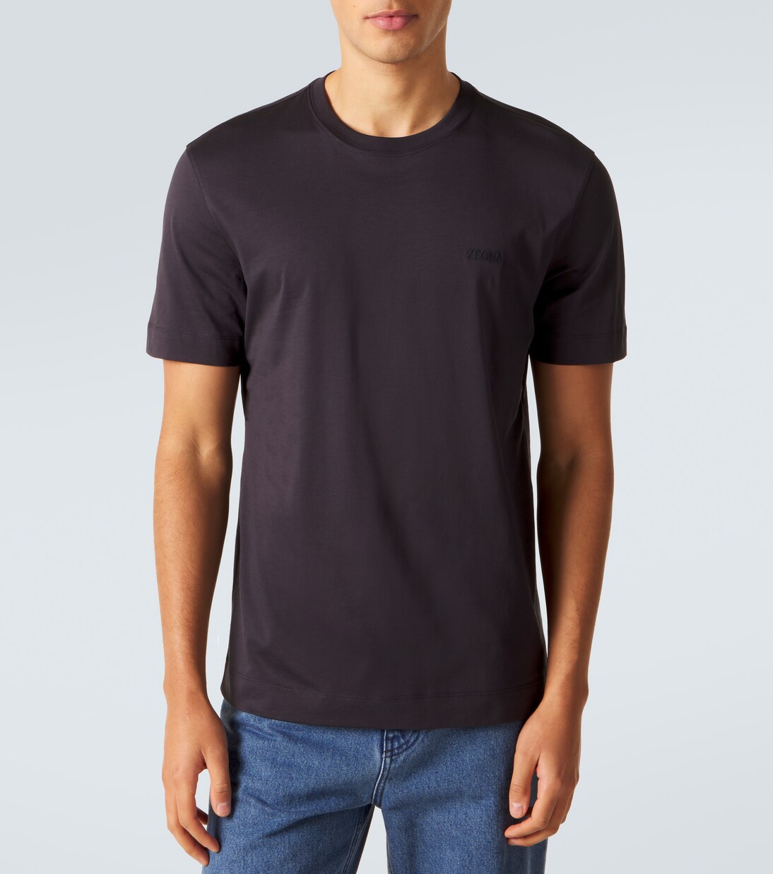 Logo cotton jersey T-shirt | Zegna