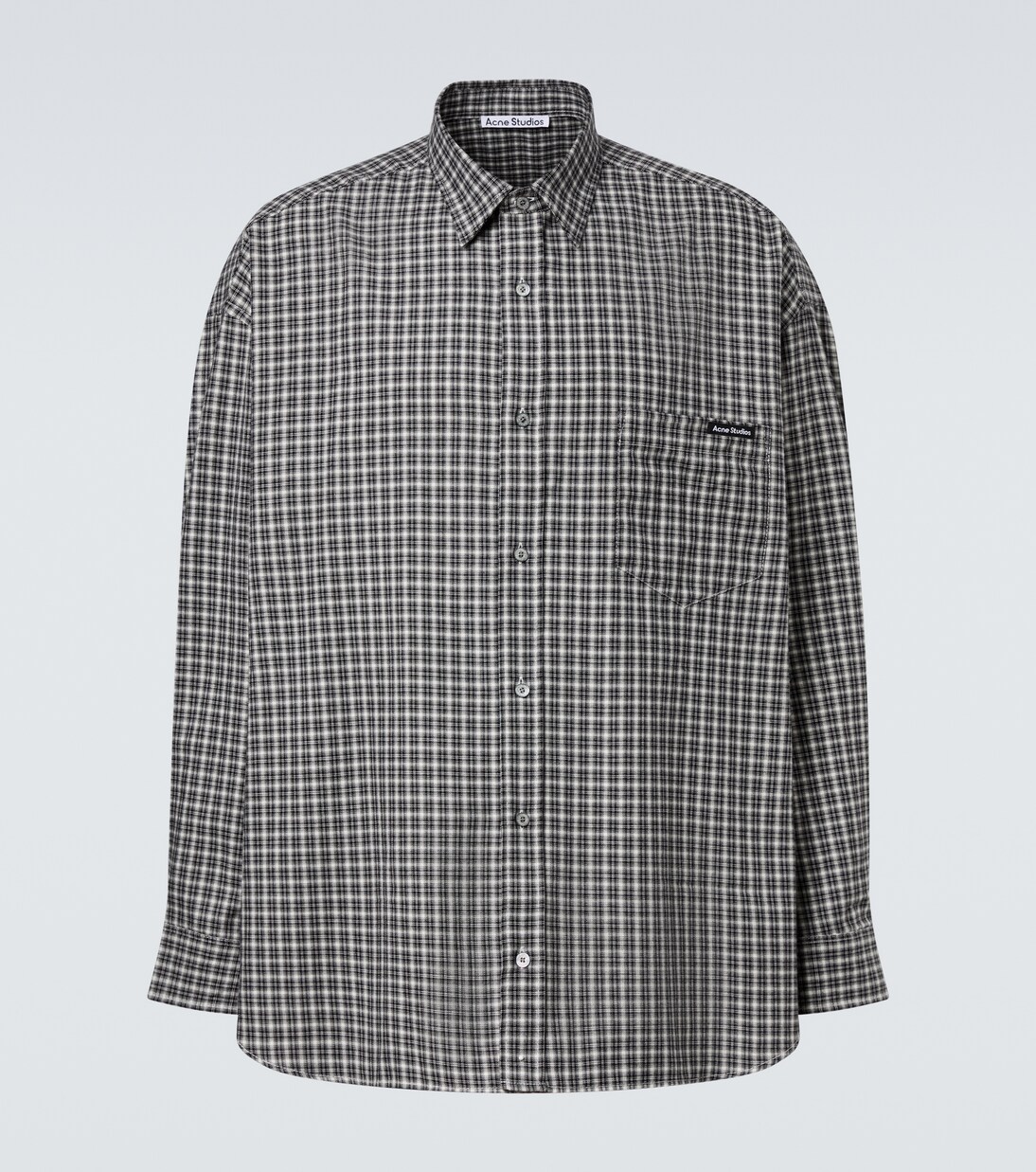 Checked cotton flannel shirt | Acne Studios