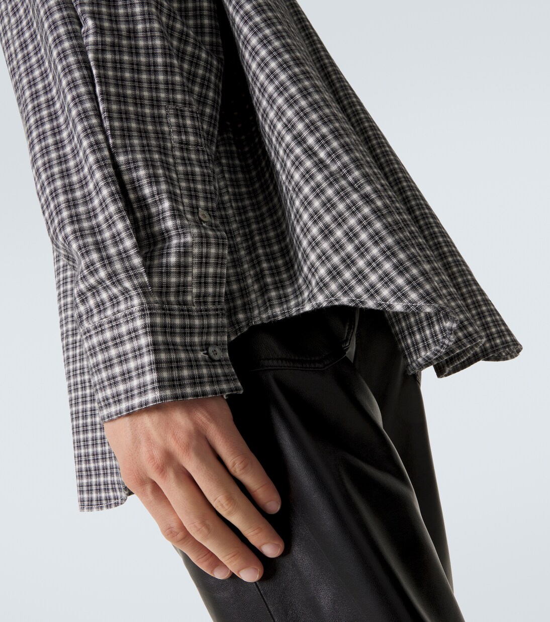 Checked cotton flannel shirt | Acne Studios