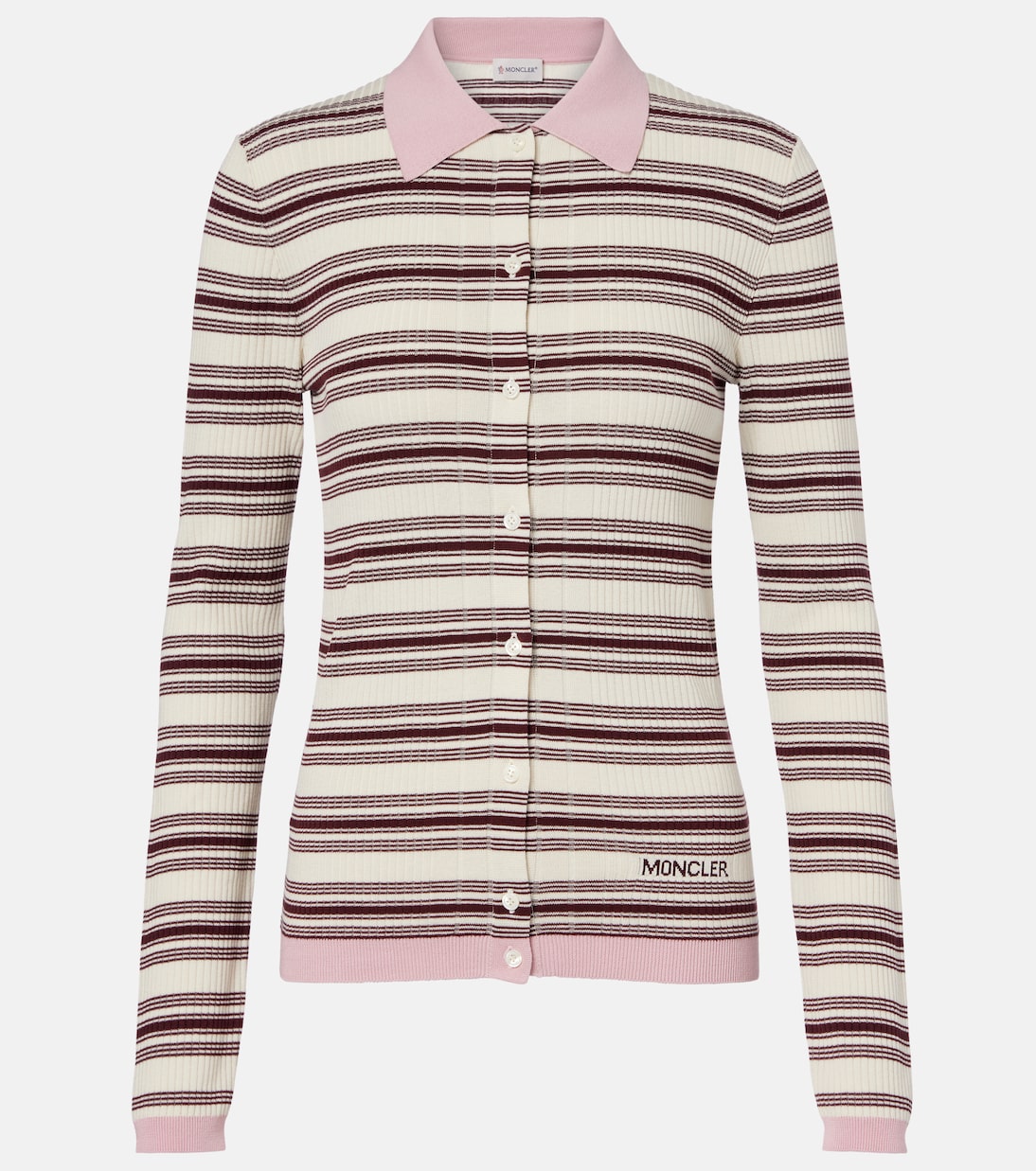 Polo in cotone a righe | Moncler