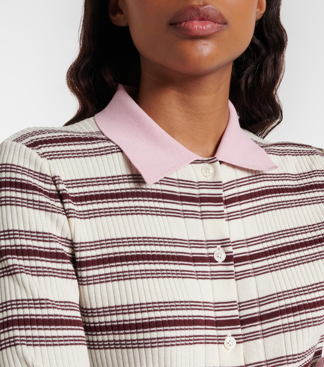 Polo in cotone a righe | Moncler