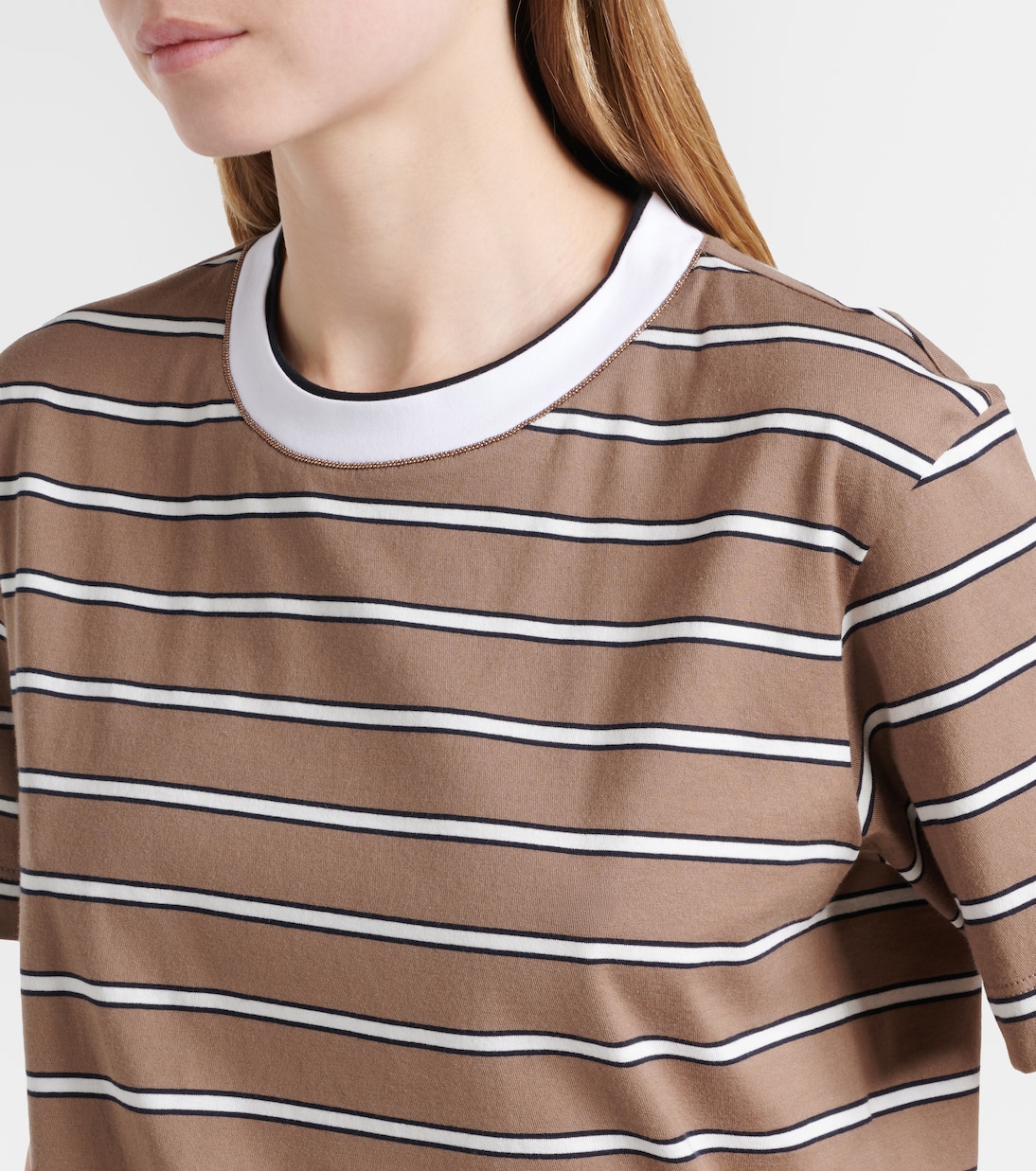 T-Shirt aus Baumwoll-Jersey | Brunello Cucinelli