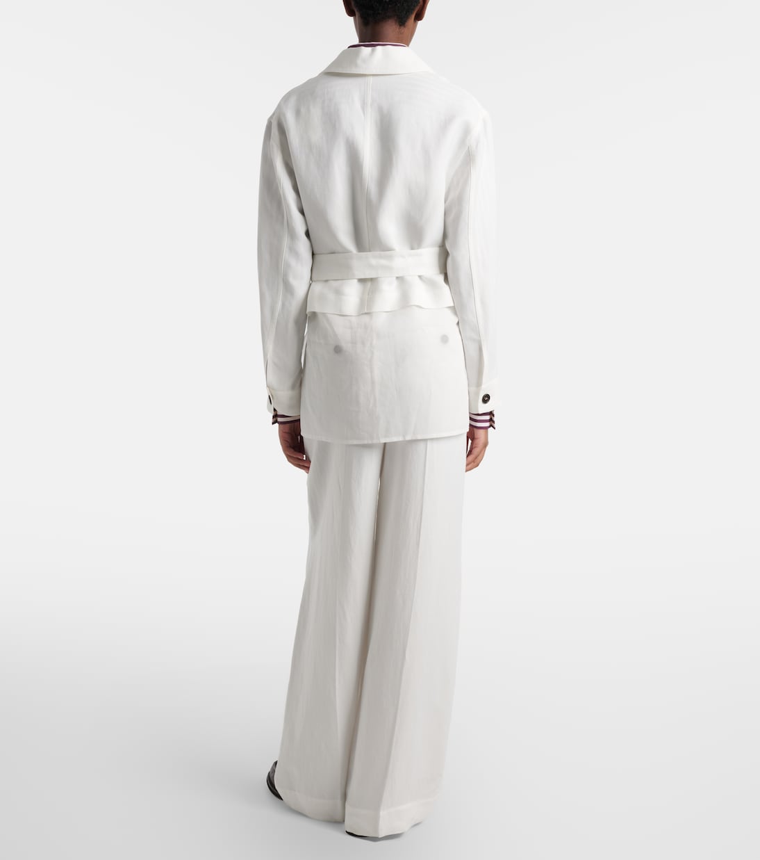 Weite High-Rise-Hose | Brunello Cucinelli