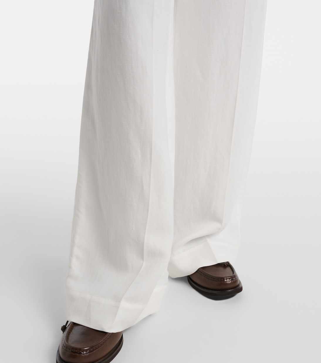 Weite High-Rise-Hose | Brunello Cucinelli