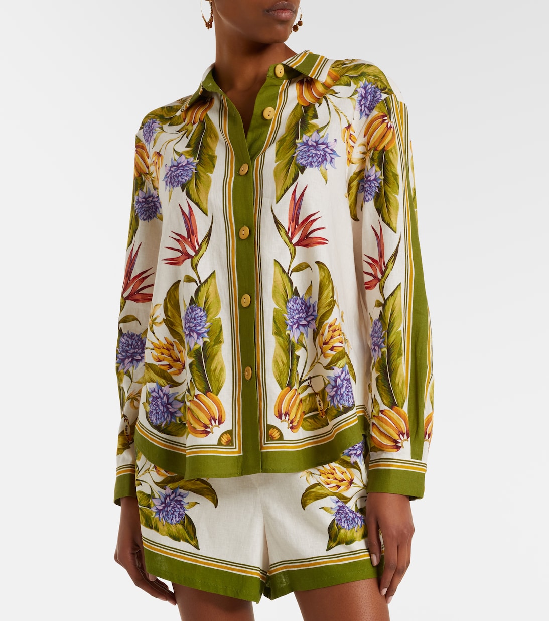 Hemd aus einem Leinengemisch | Farm Rio