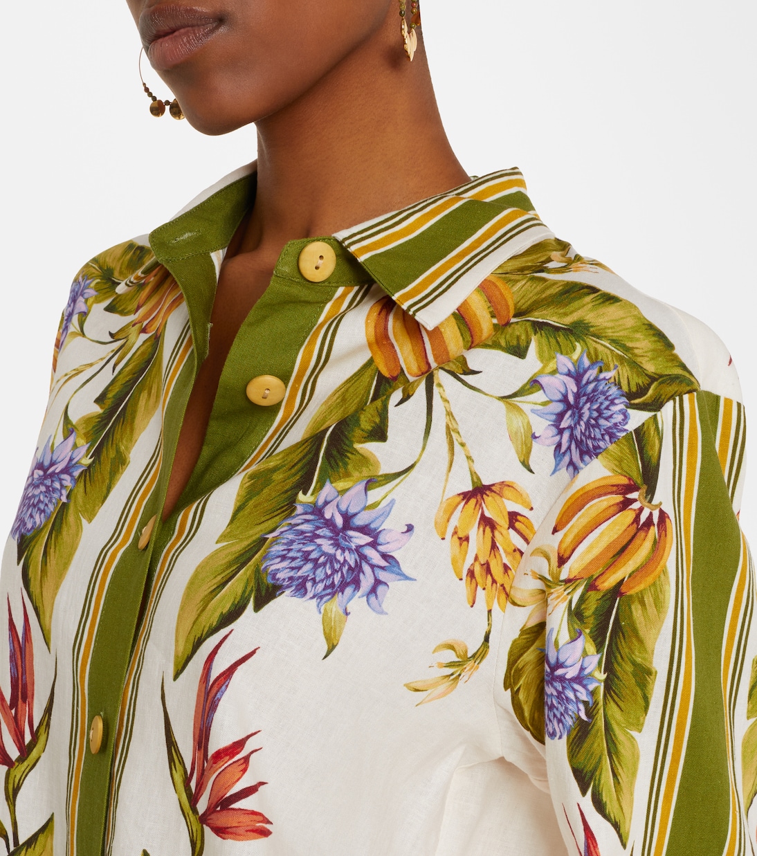 Hemd aus einem Leinengemisch | Farm Rio