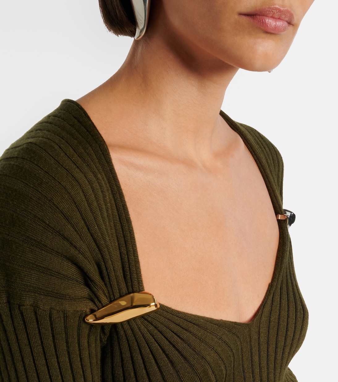 Rippstrick-Top aus Kaschmir und Seide | Bottega Veneta