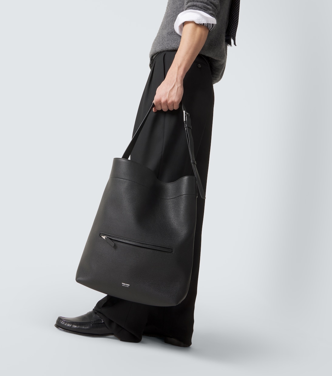 Leather tote bag | Tom Ford