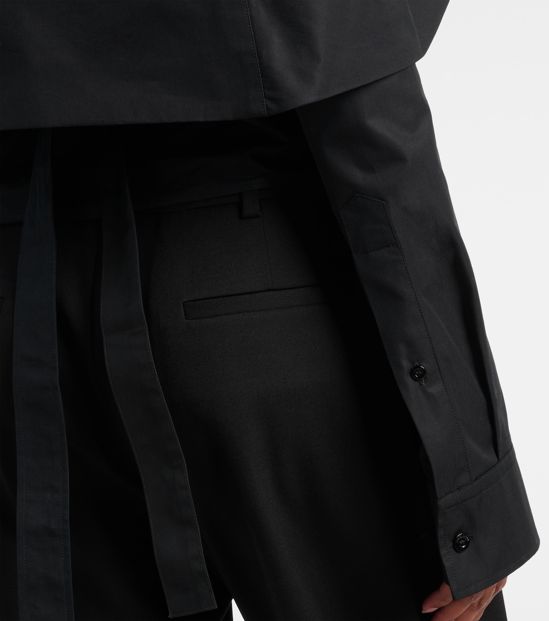 Asymmetric cotton top | Balenciaga