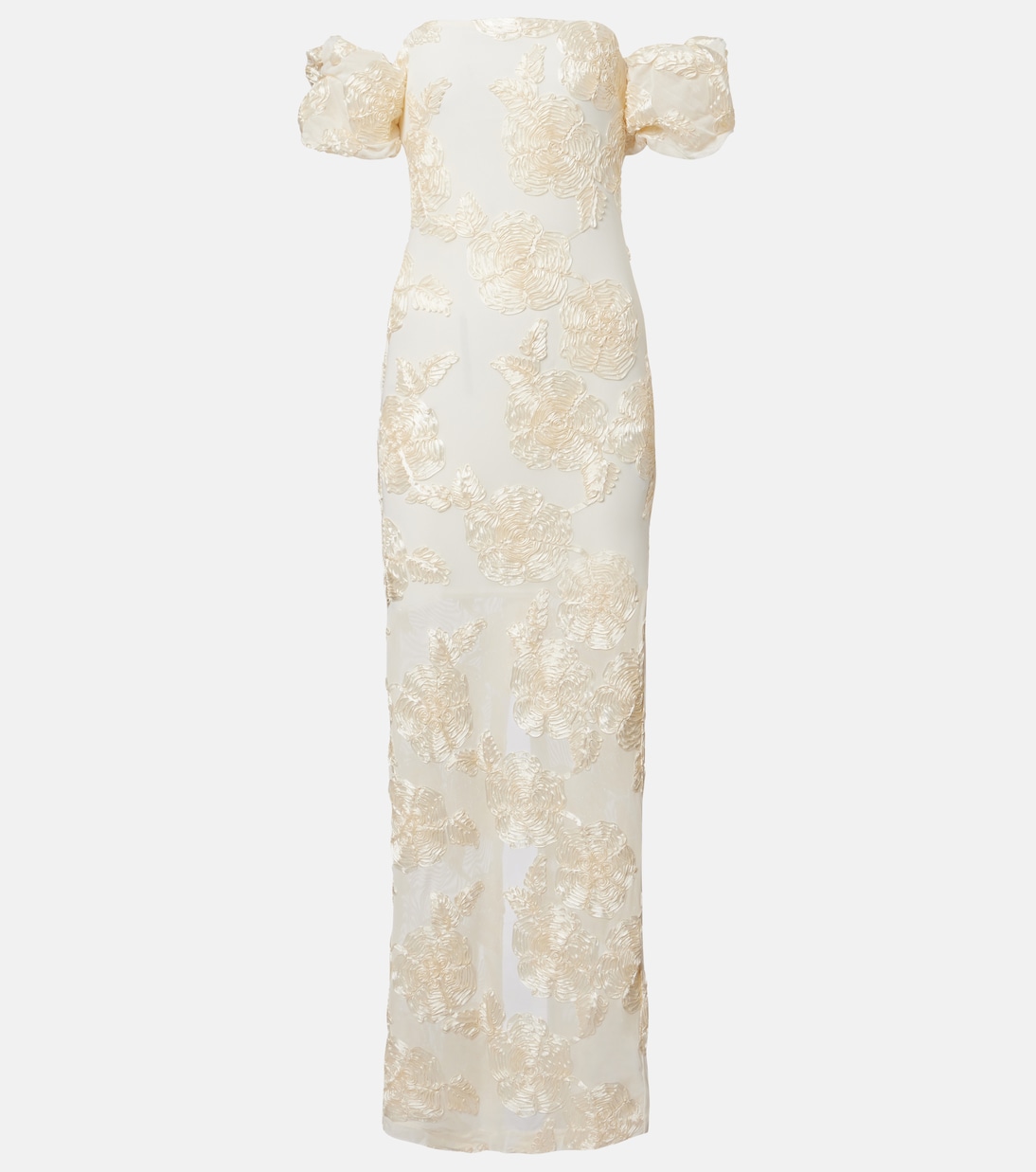 Embroidered bustier gown | Rotate