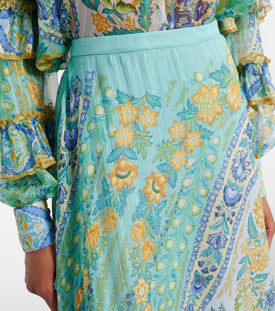 Midirock aus Seide | Etro