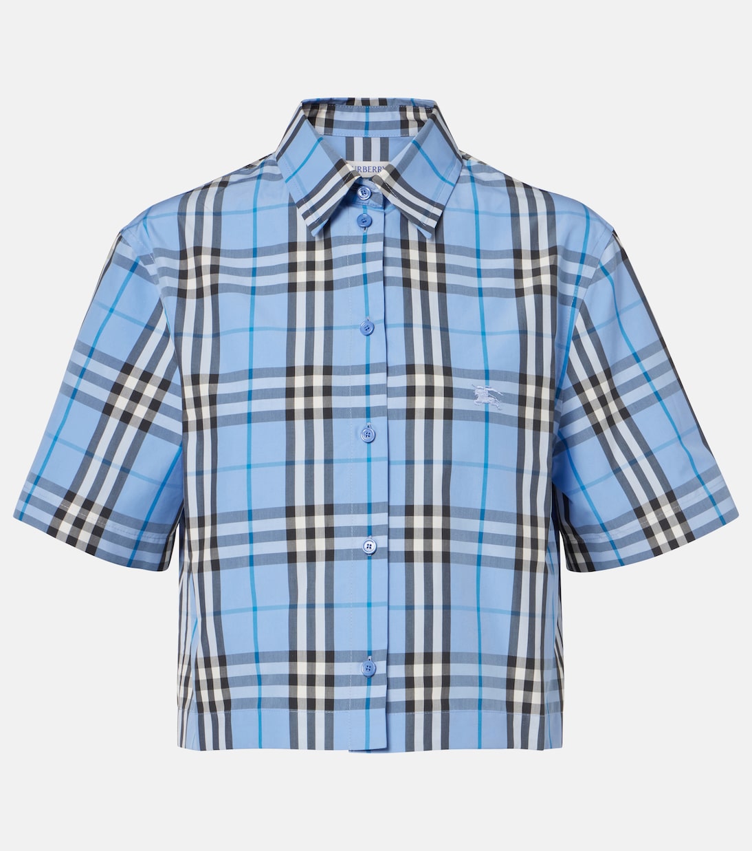 Burberry Check cotton poplin shirt | Burberry