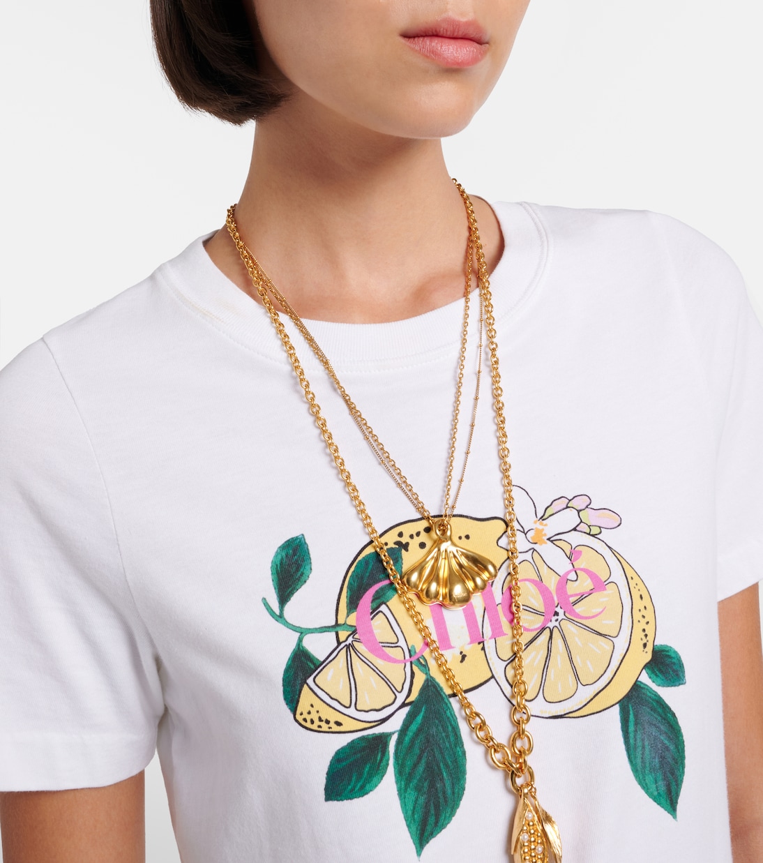 Printed cotton T-shirt | Chloé