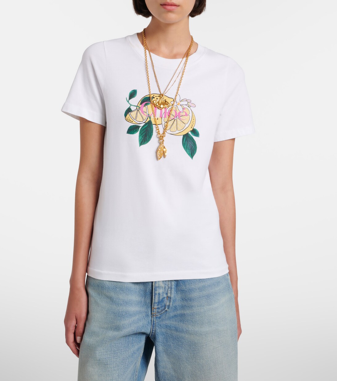 Printed cotton T-shirt | Chloé