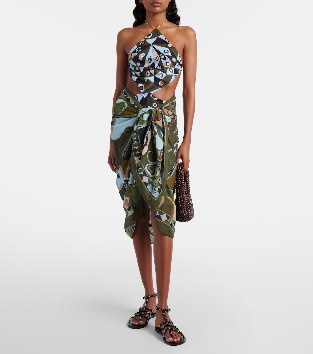 Pareo Orchidee aus Baumwolle | Pucci