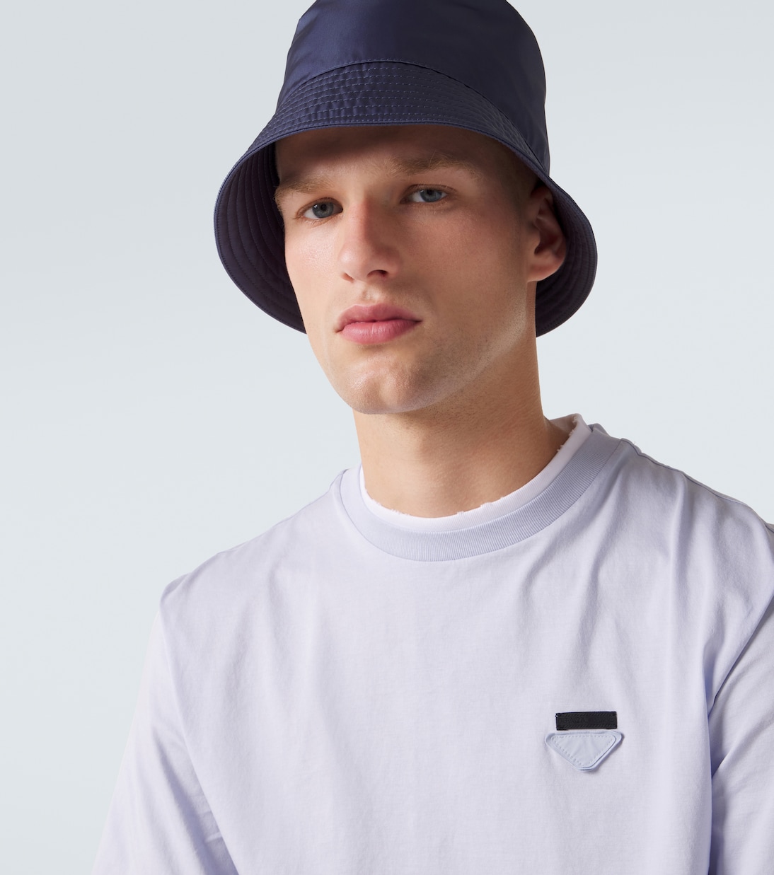 Re-Nylon bucket hat in blue - Prada | Mytheresa