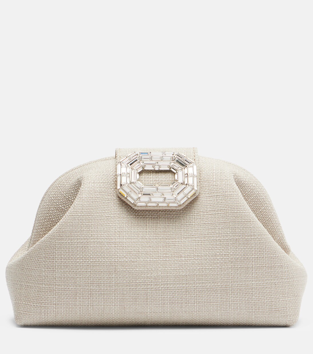 Camelia embellished clutch | Amina Muaddi