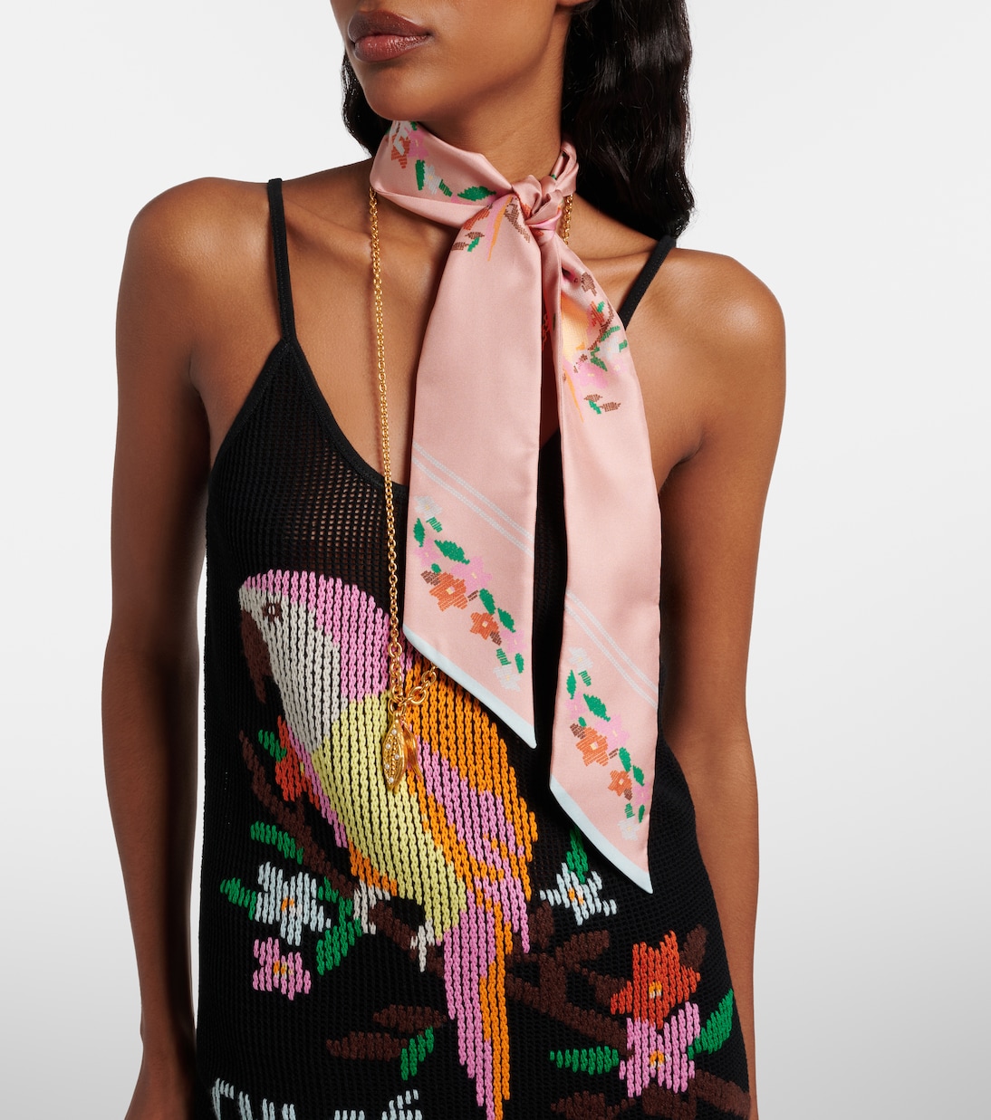 Printed silk scarf | Chloé