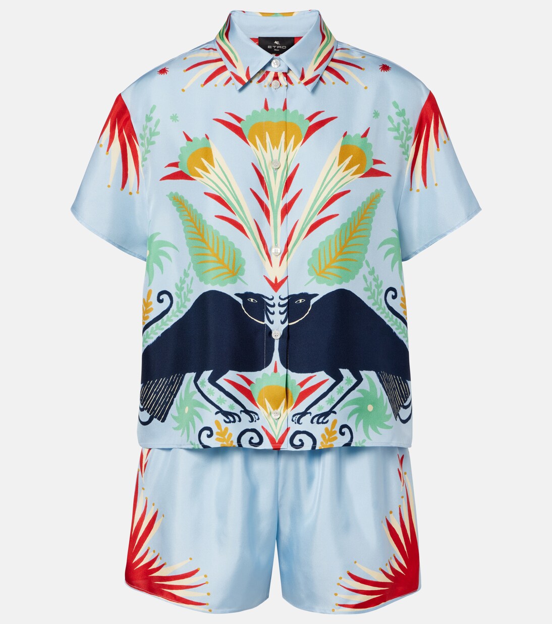 Printed silk pajamas | Etro