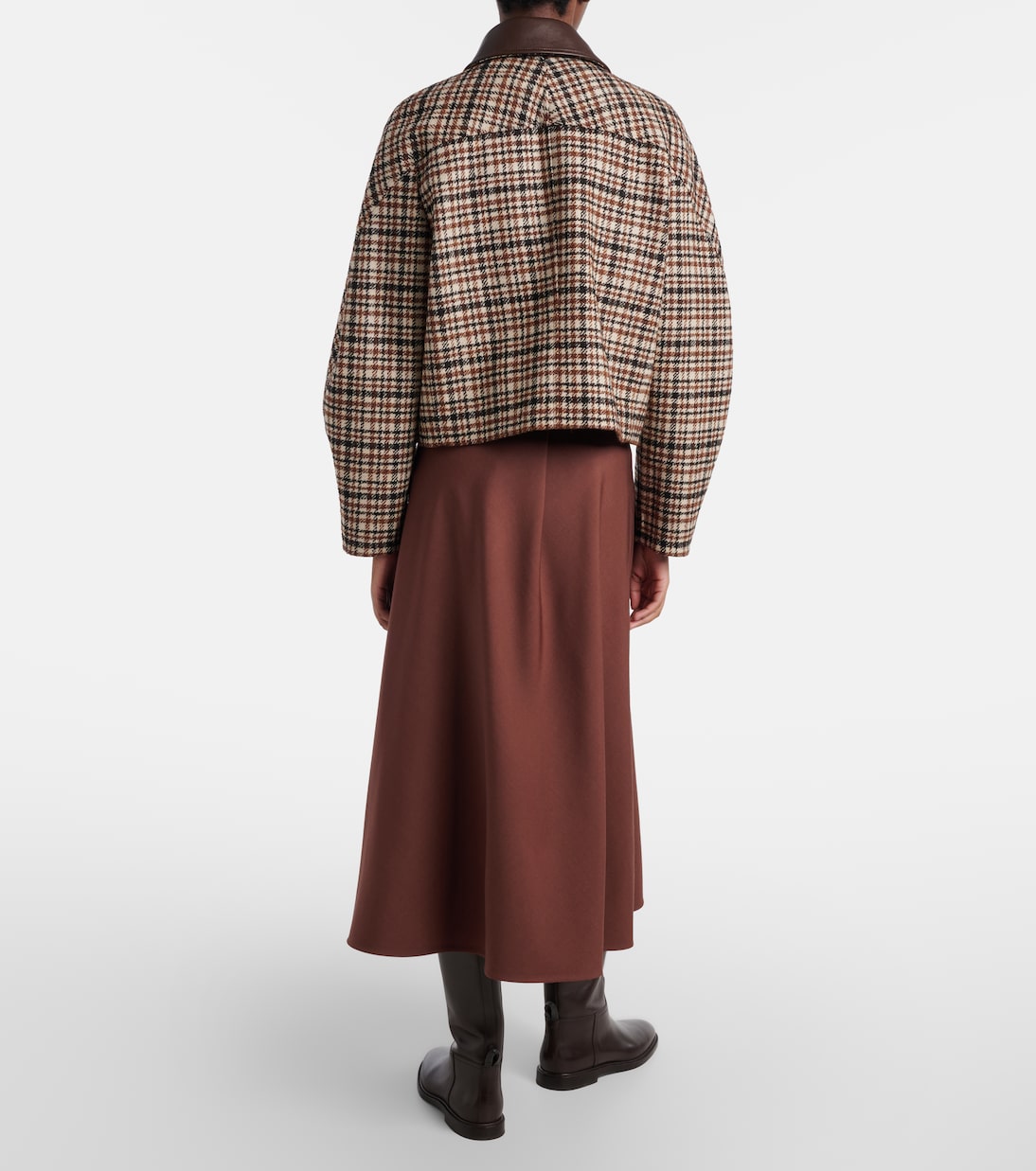 Wool-blend midi skirt | Brunello Cucinelli
