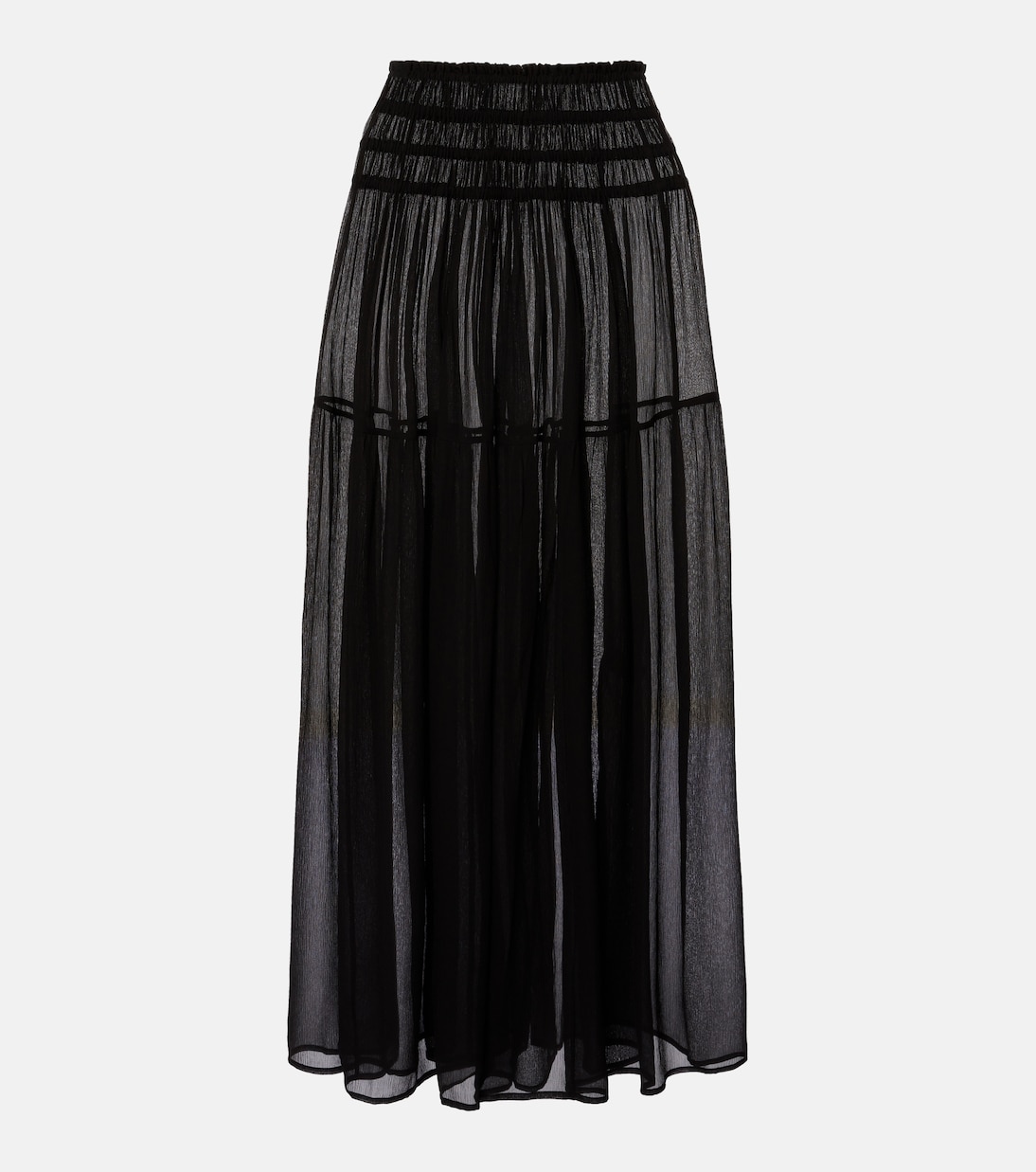 Gonna lunga Irresistible in chiffon di seta | Eres