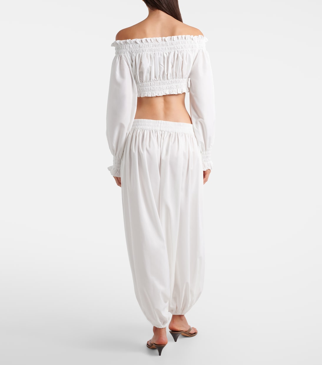 Pantalones globo fruncidos | Norma Kamali