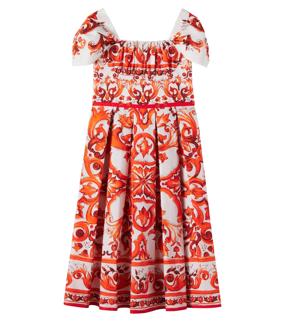 Printed cotton dress | Dolce&Gabbana Kids