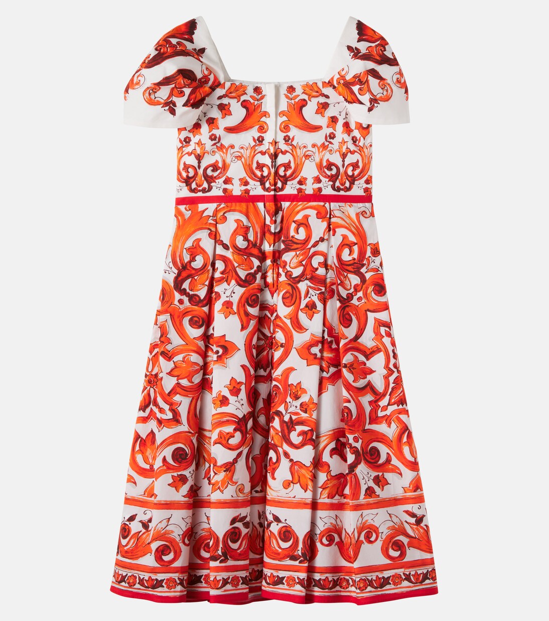 Printed cotton dress | Dolce&Gabbana Kids