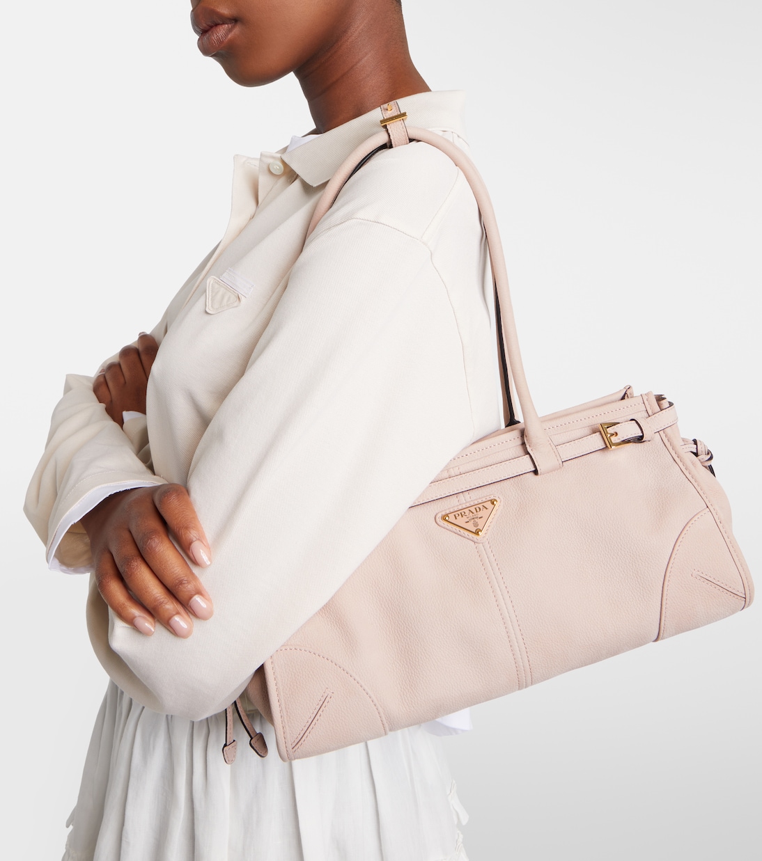 Schultertasche Prada Bonnie Medium aus Leder | Prada