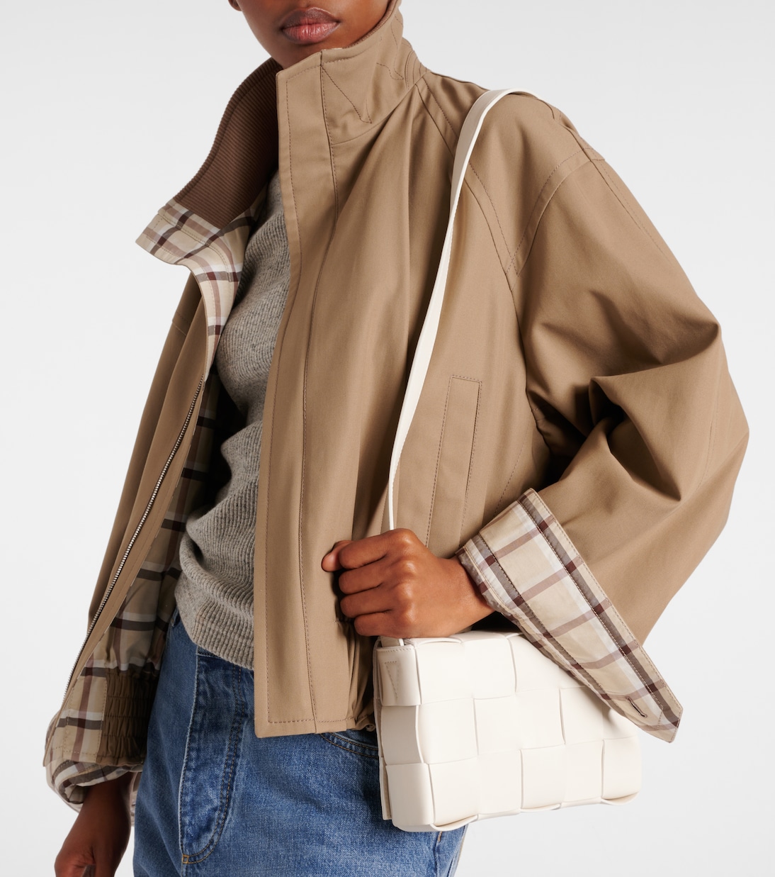 Cassette leather shoulder bag | Bottega Veneta