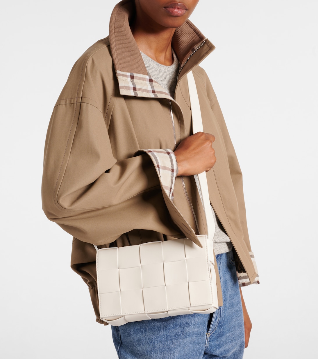 Cassette leather shoulder bag | Bottega Veneta