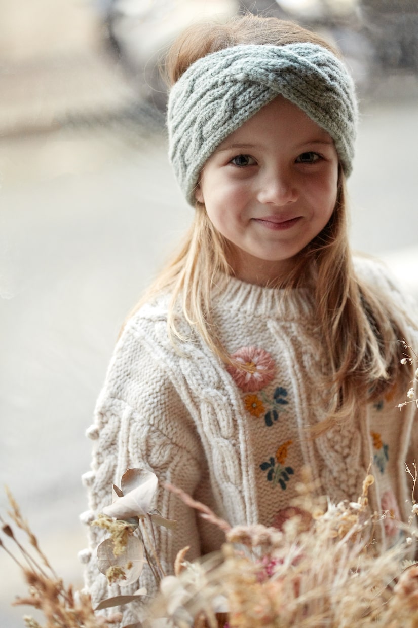 Paloma cable-knit headband | Louise Misha