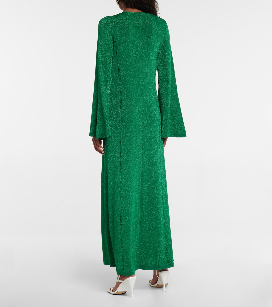 Robe longue métallisée | Dodo Bar Or