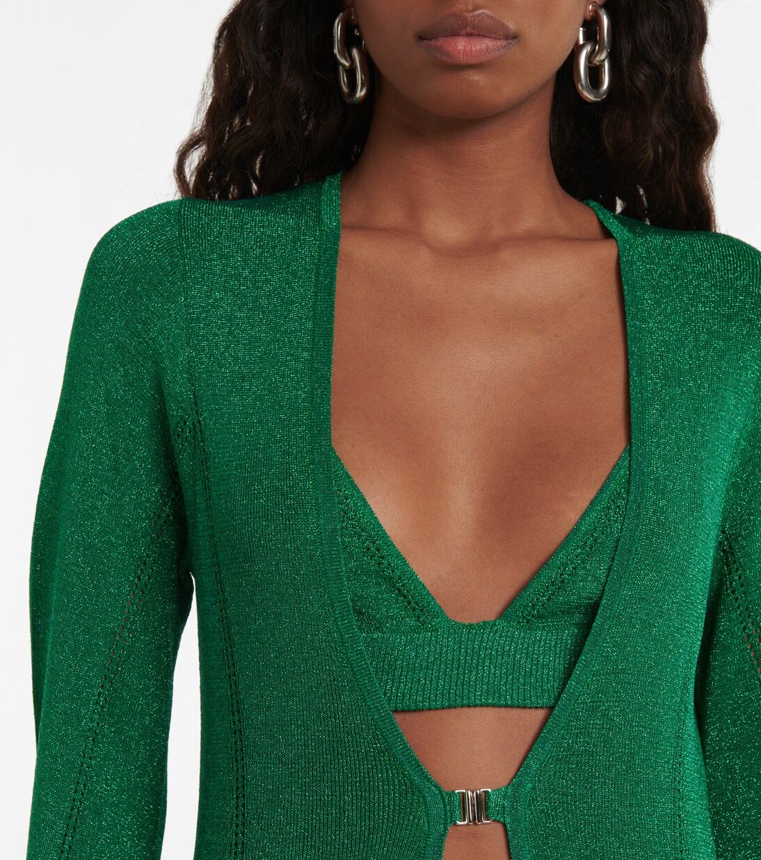 Robe longue métallisée | Dodo Bar Or