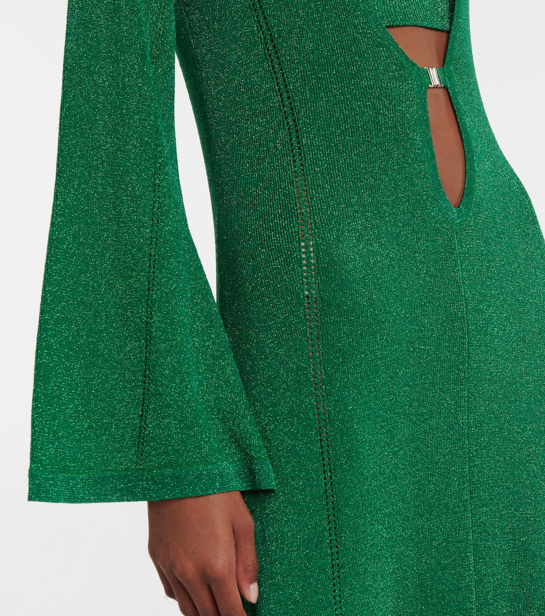 Robe longue métallisée | Dodo Bar Or