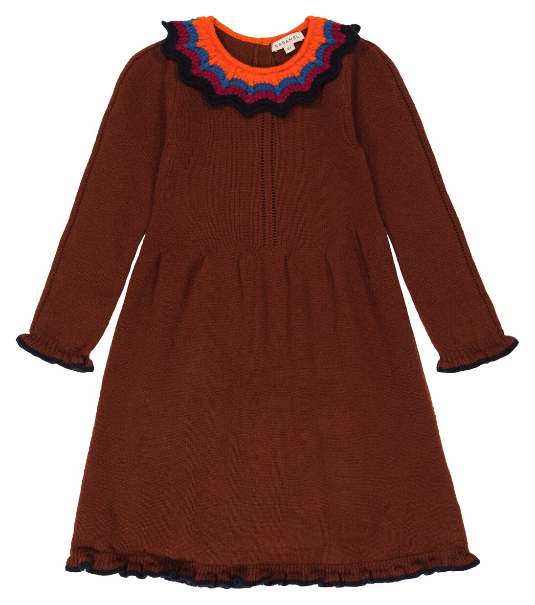 Amberley wool-blend dress | Caramel