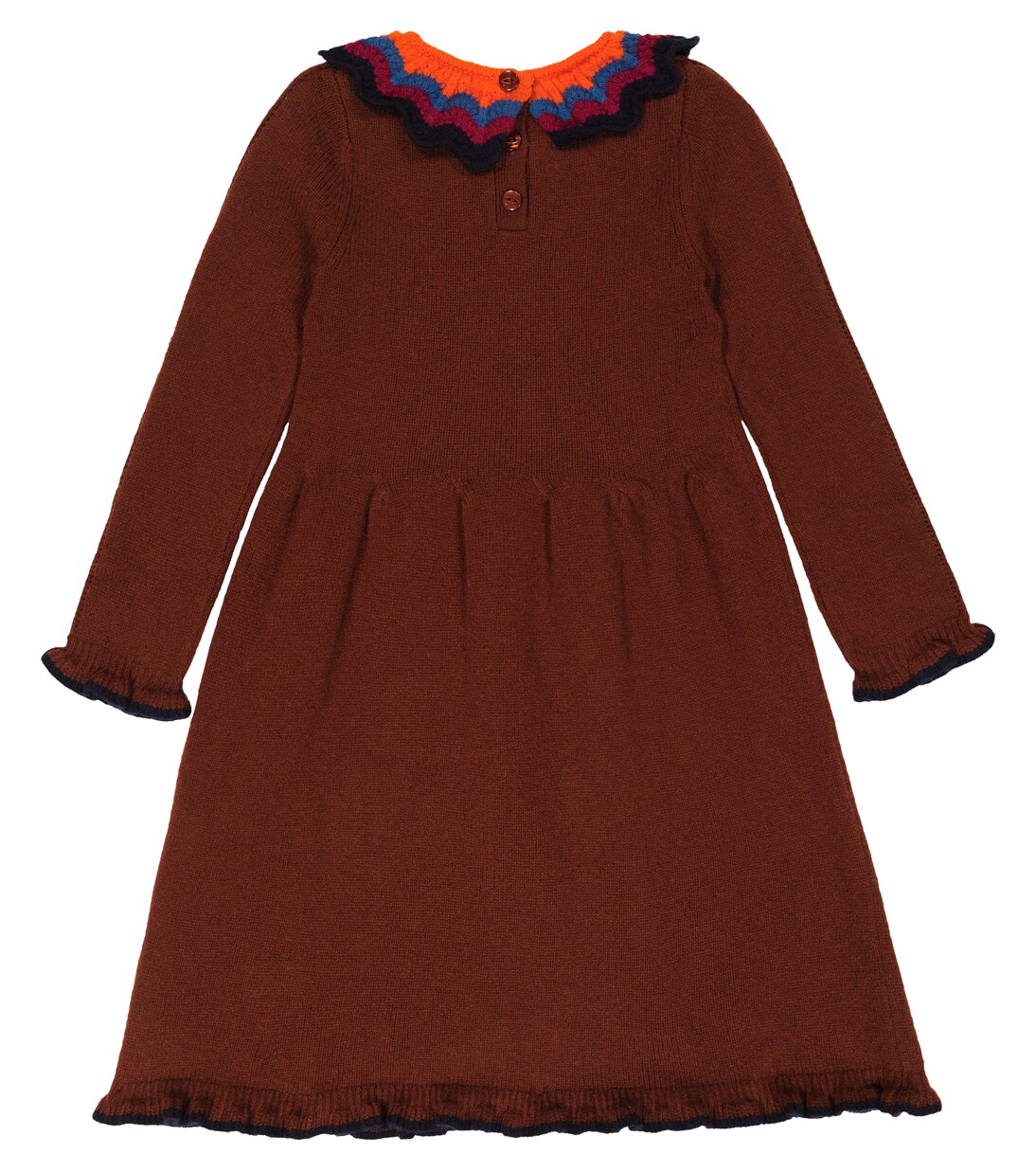 Amberley wool-blend dress | Caramel