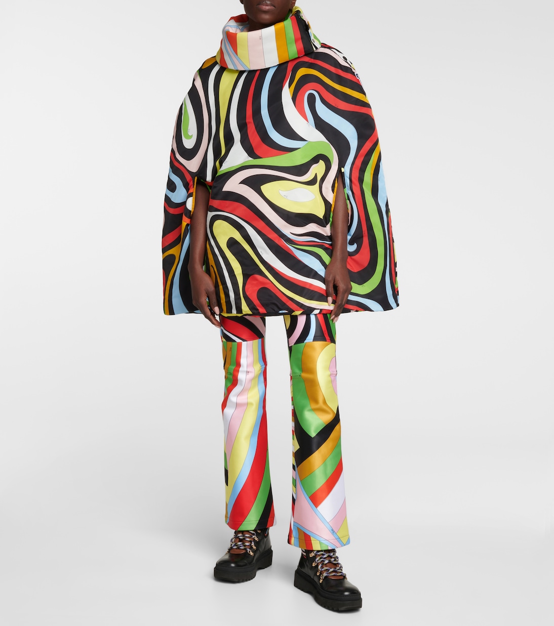 X Fusalp Poncho Marmo | Pucci