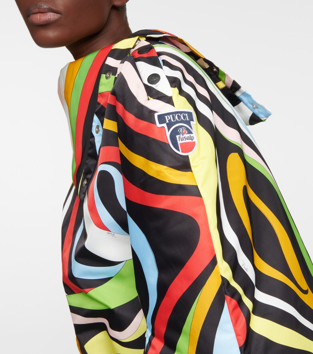 X Fusalp Poncho Marmo | Pucci