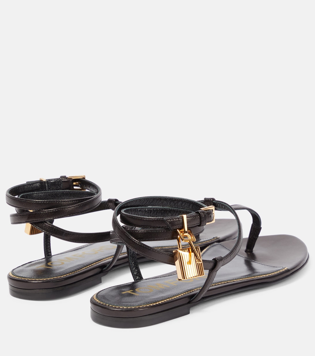 Sandalen Padlock aus Leder | Tom Ford