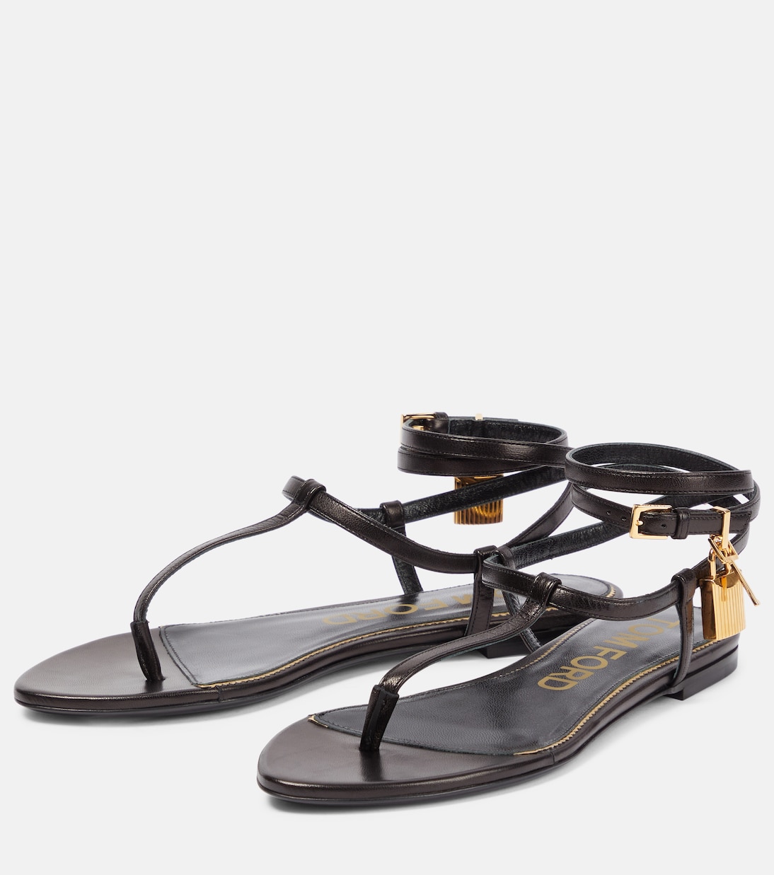 Sandalen Padlock aus Leder | Tom Ford