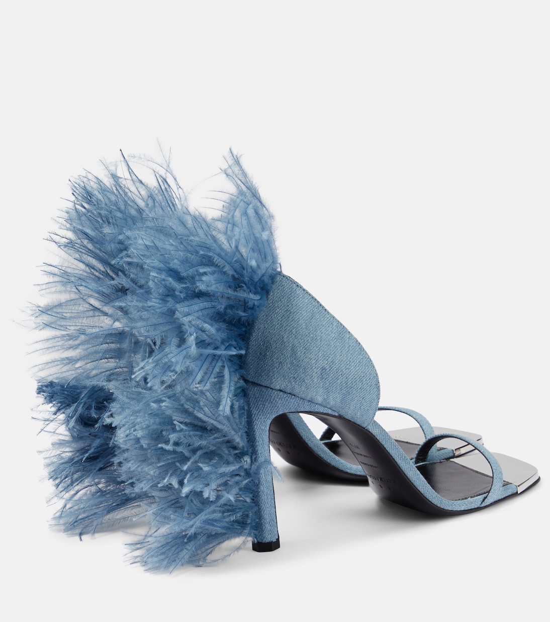 X Sergio Rossi Sandalen Amazona aus Denim | Area