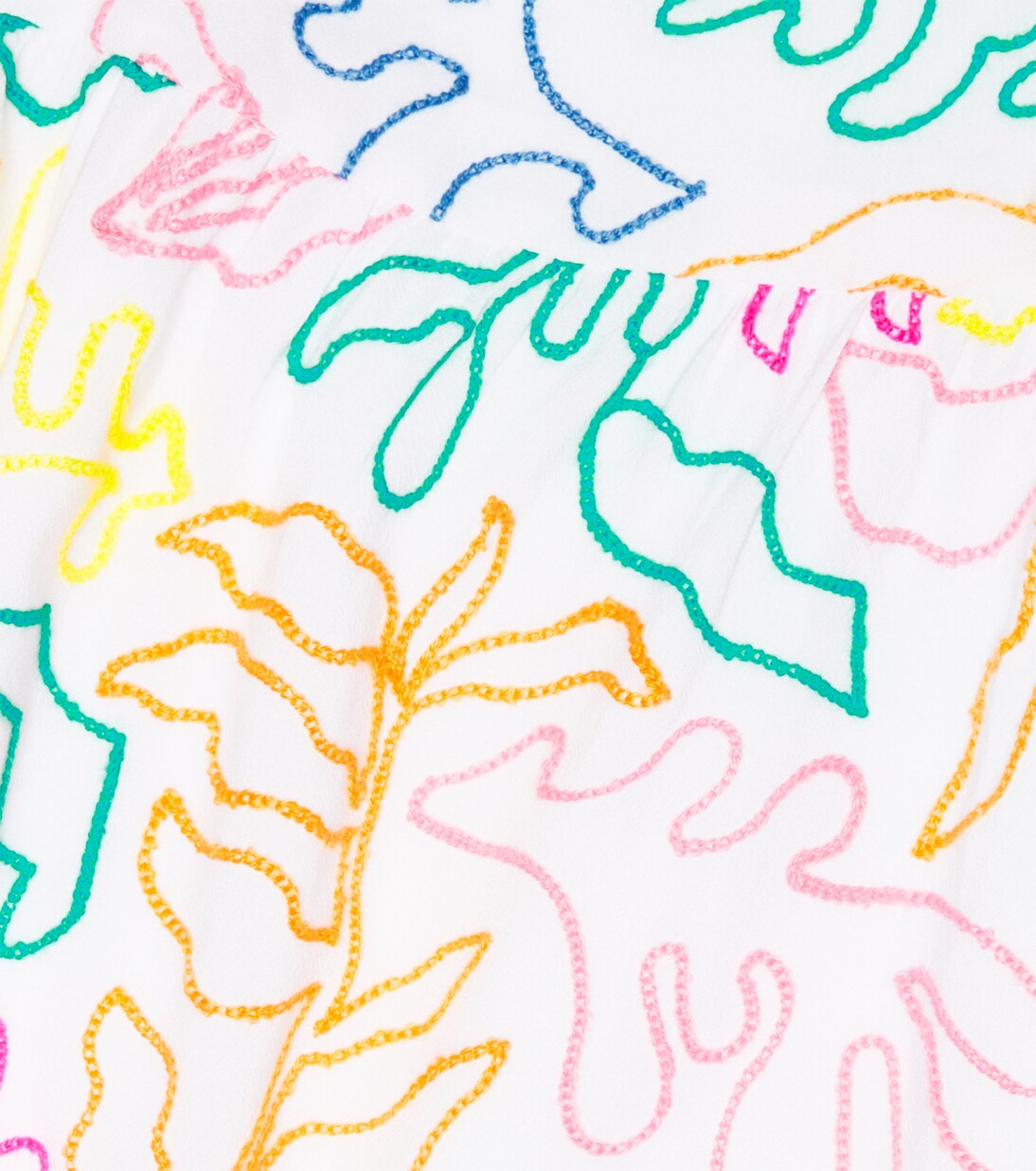 Embroidered cotton and linen top | Marc Jacobs Kids